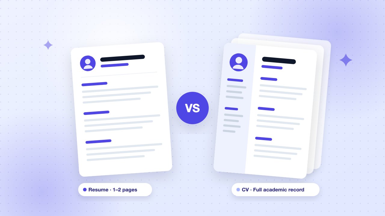 CV vs Resume: What’s the Difference and Which Do You Need?